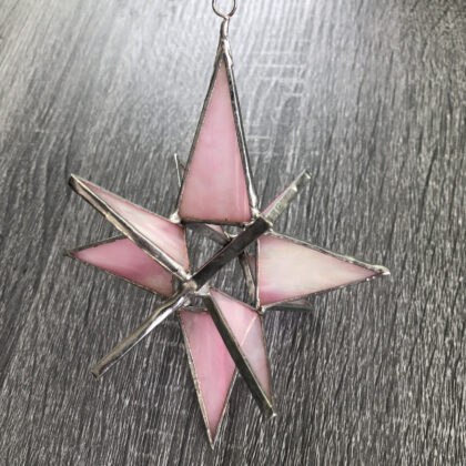 Sarah Evans Glass Art Stained Glass Star Home Decor Ornament Gift