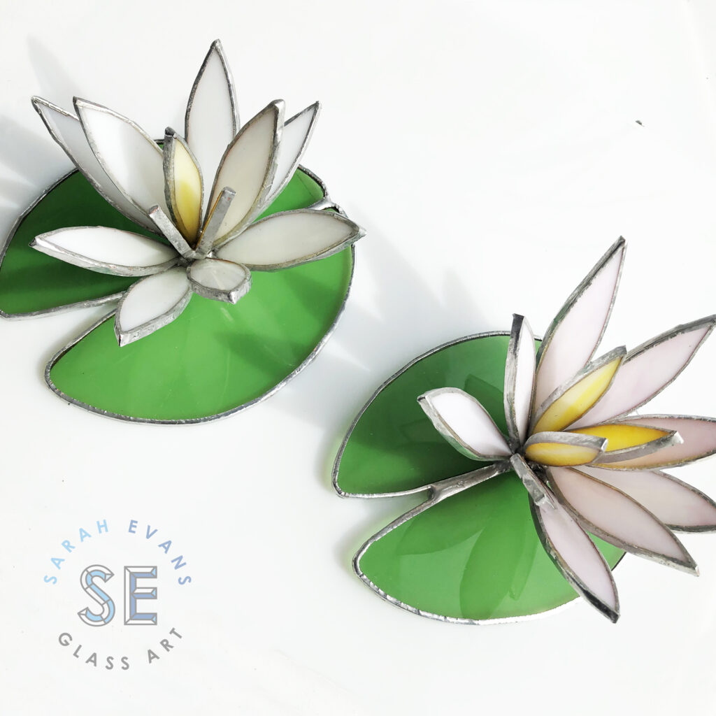 Sarah Evans Glass Art Stained Glass Water Lilies