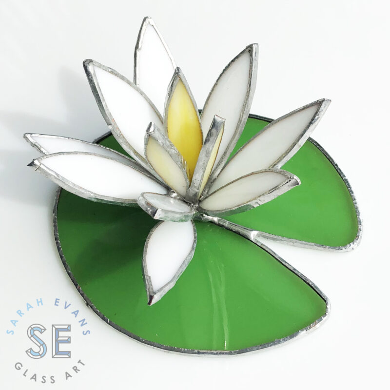 Sarah Evans Glass Art Stained Glass Water Lily